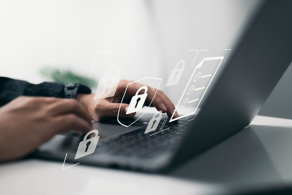 Cybersecurity is defined as the concept of data protection